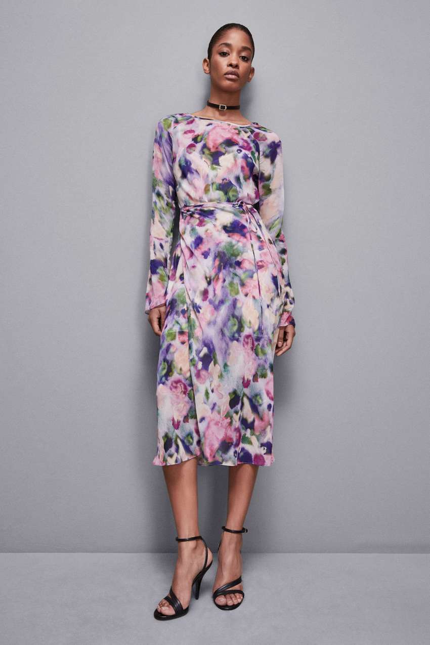 Abiti chiffon fantasia on sale