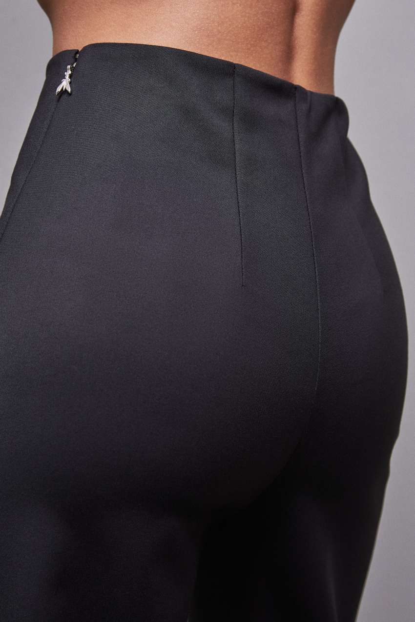 High-waisted palazzo pants