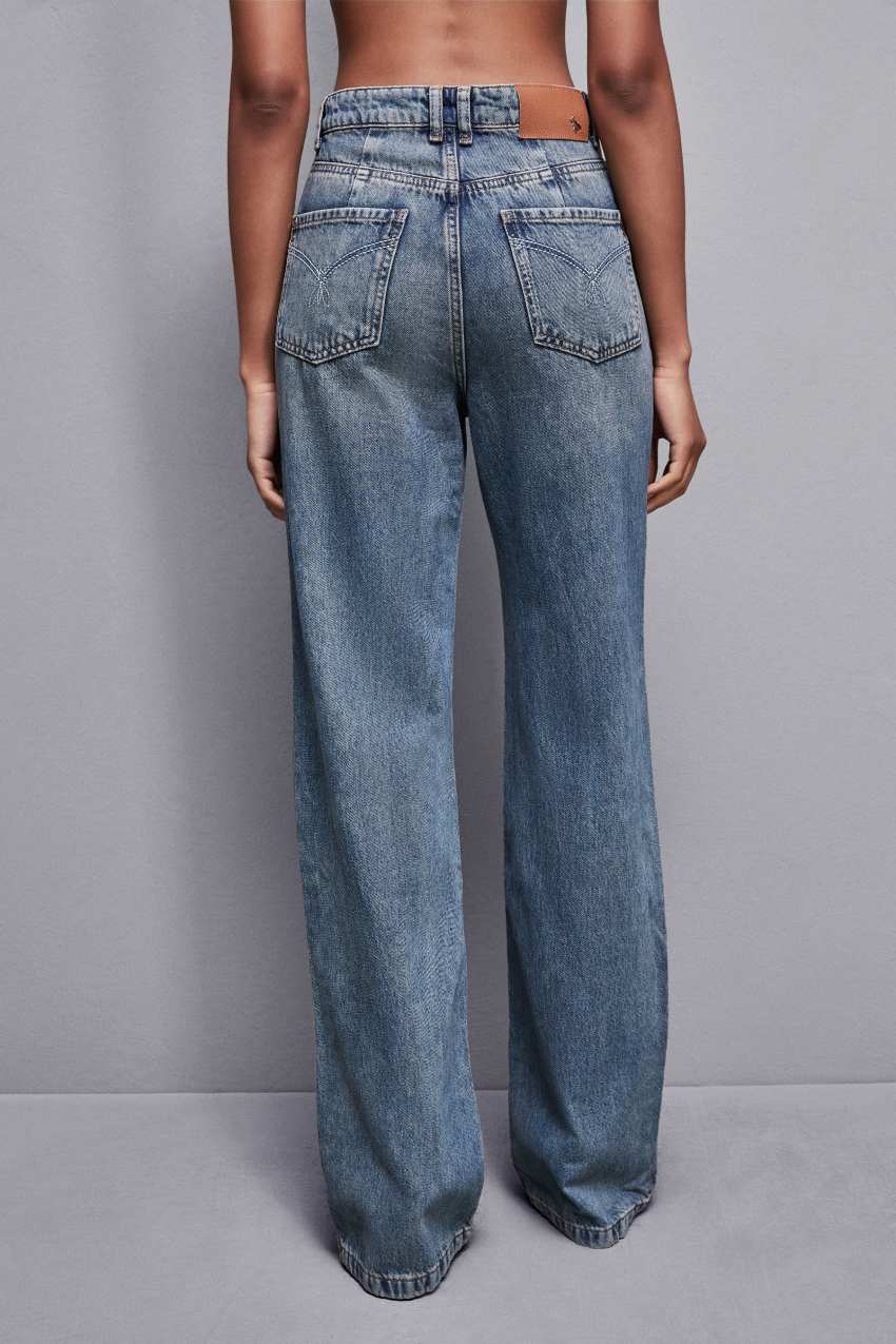 High waisted straight fit jeans Light Blue Patrizia Pepe
