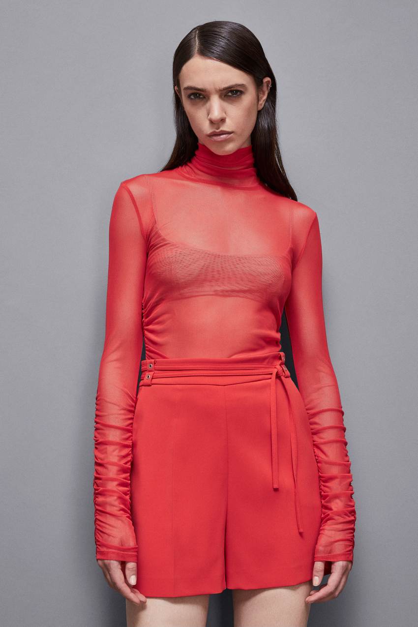 Slim fit turtleneck sweater