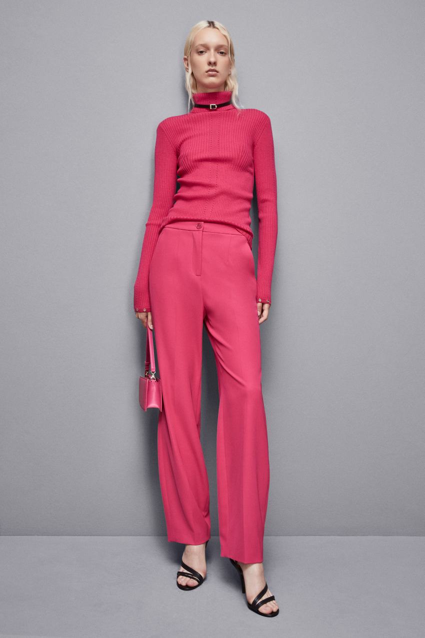 Maglia a collo alto in lana Essential