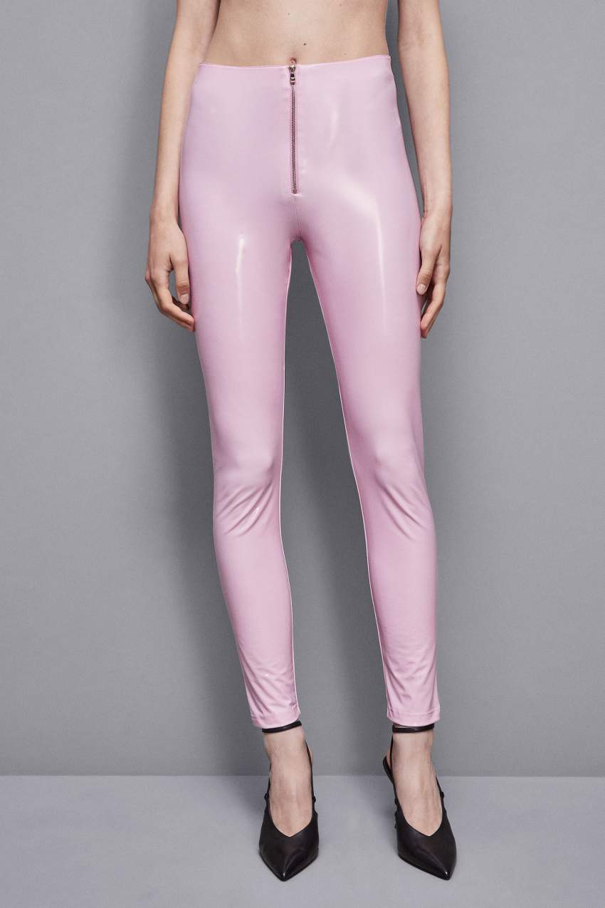 Vinyl leggings high waisted new arrivals