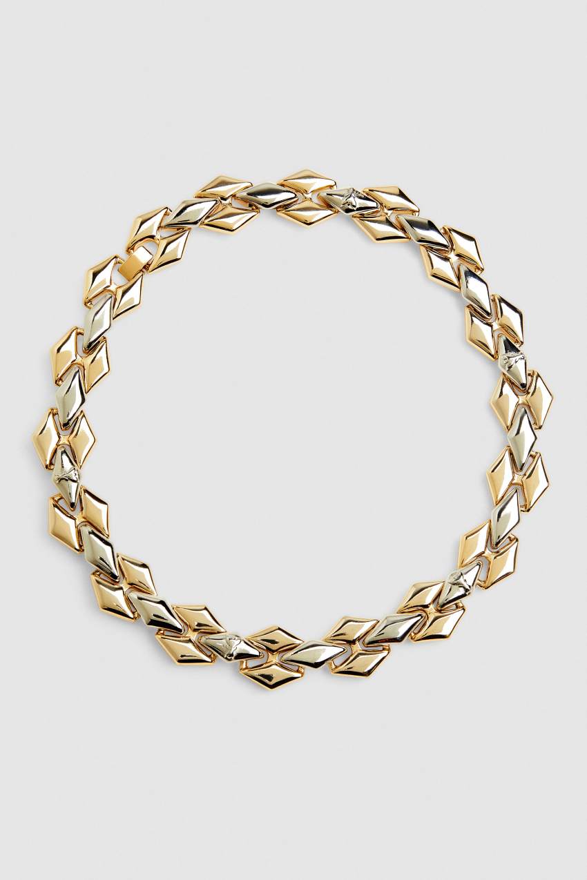 Collana premium rich cream New ③ Rhodium Plated Cubic Zirconia Allway Necklace by Jon Richard