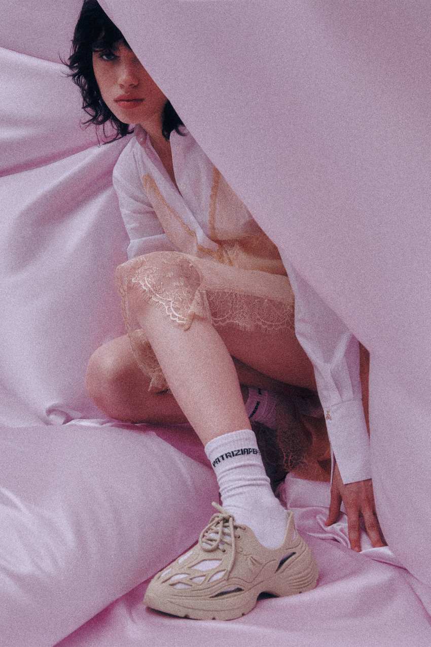 Gummy Pepe Sneakers Beige Patrizia Pepe