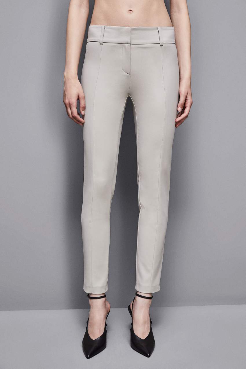 Slim Fit-Hose | Grau | Patrizia Pepe 