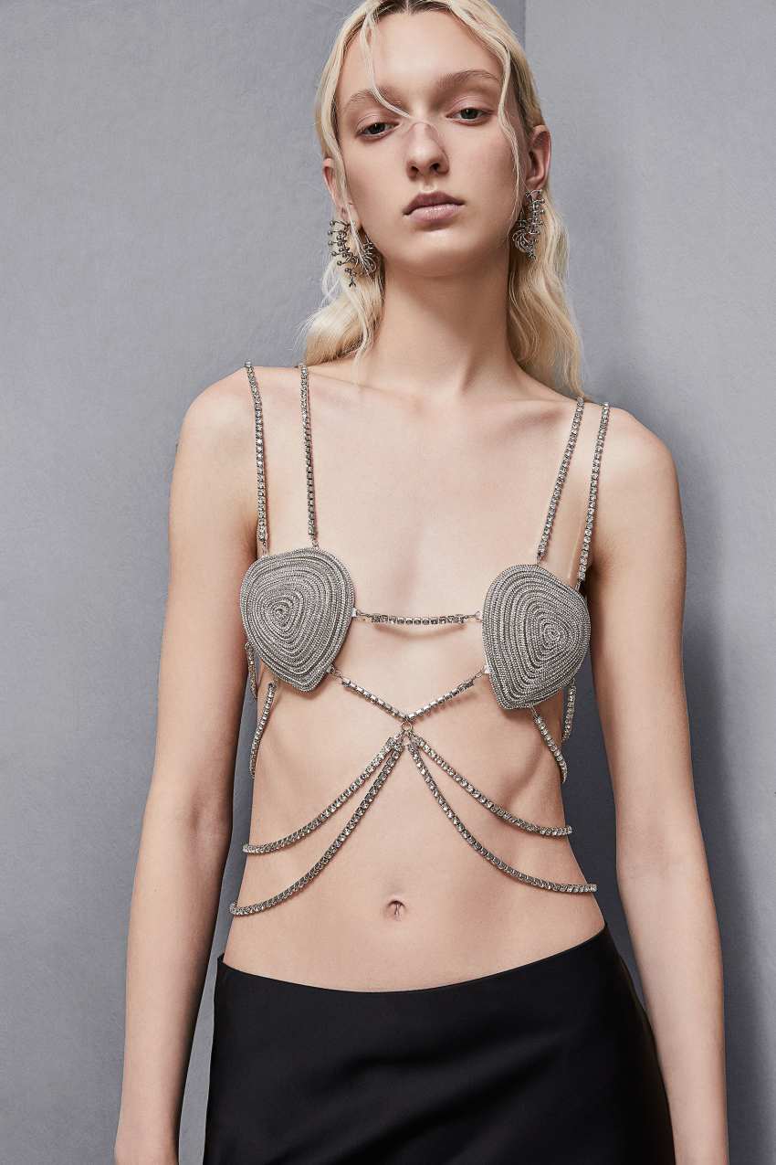 Reggiseno a cuore Silver Patrizia Pepe
