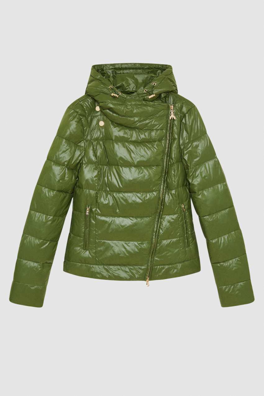 Nylon down proof hooded down jacket