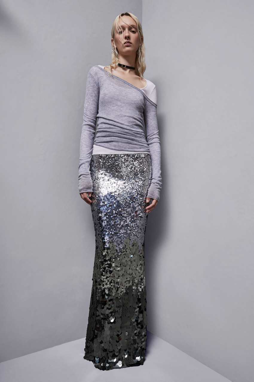 Patrizia Pepe Gonna in tulle con paillettes