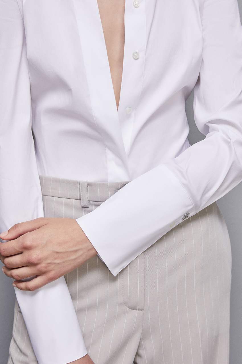 Camicia bianca body discount
