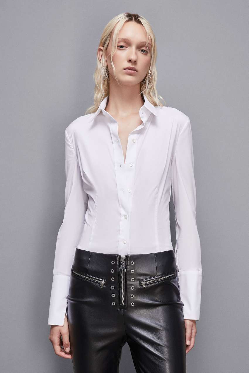Tight button shirt new arrivals