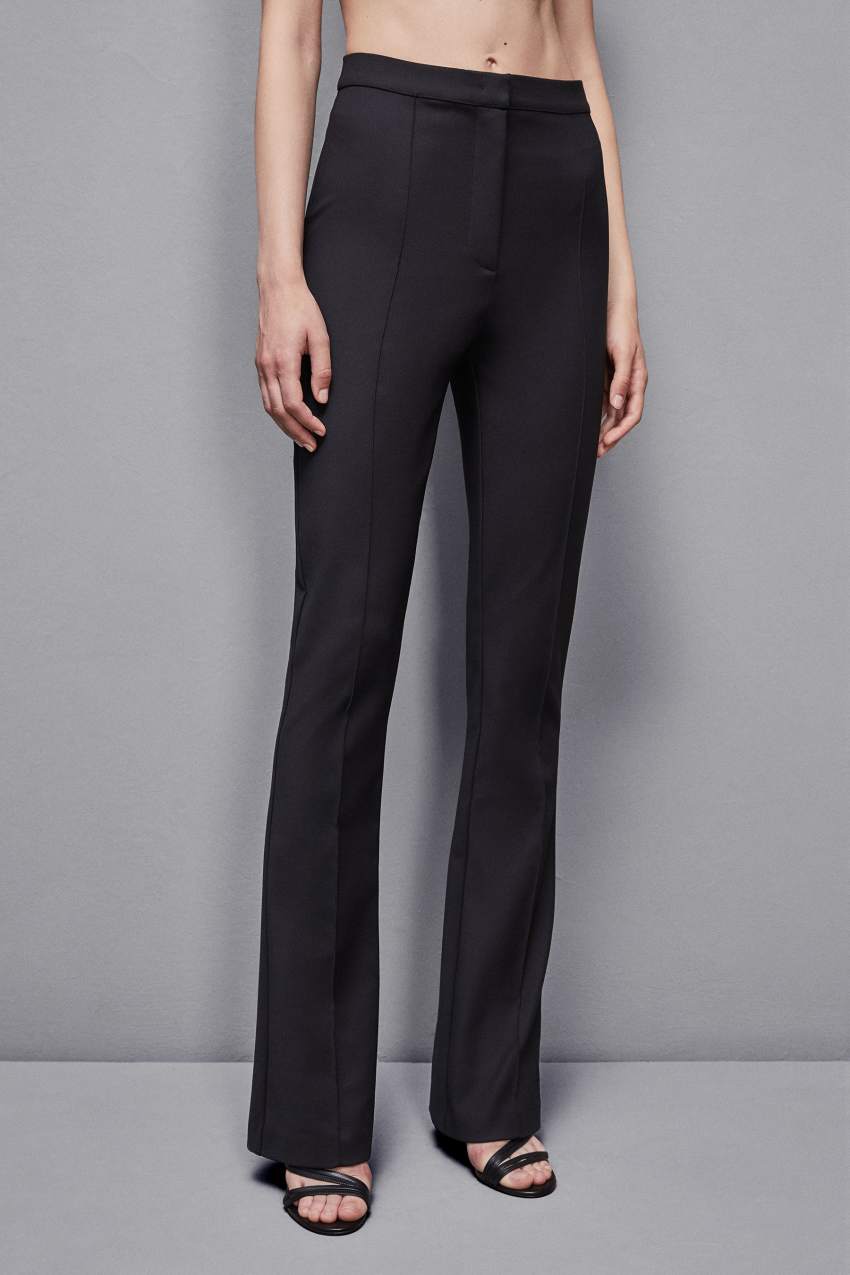 Black Slim Flare pants Patrizia Pepe