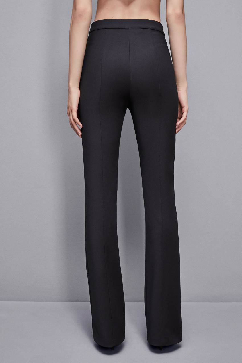 Black Slim Flare pants | Patrizia Pepe