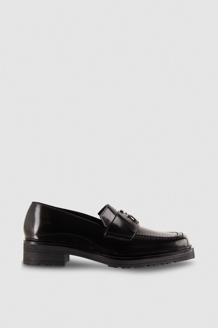 Square toe moccasins sale