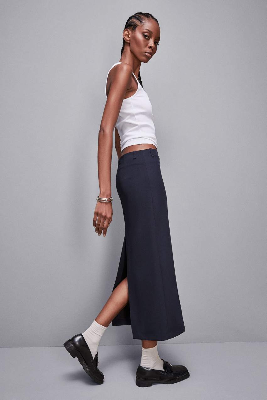 Stretch Longuette skirt