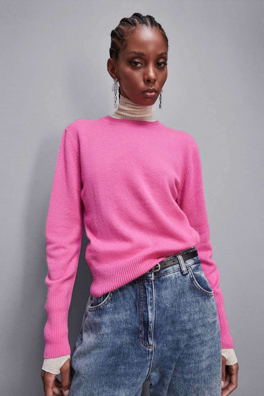 Cashmere Jumper Pink Patrizia Pepe