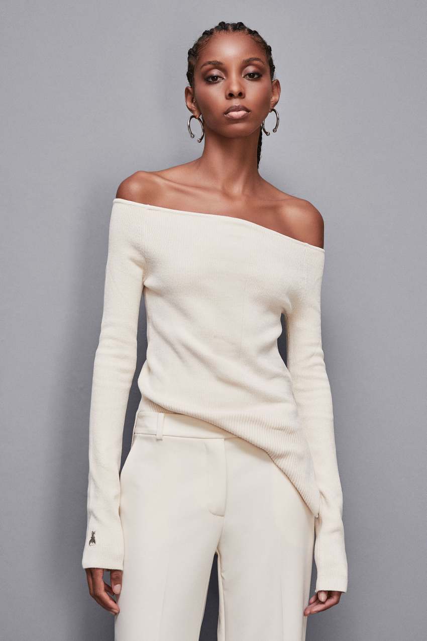 Ribbed chenille sweater sales