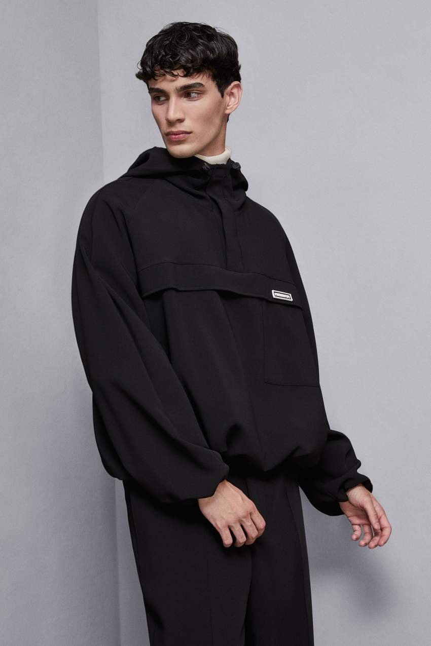 Felpa in tessuto fluido