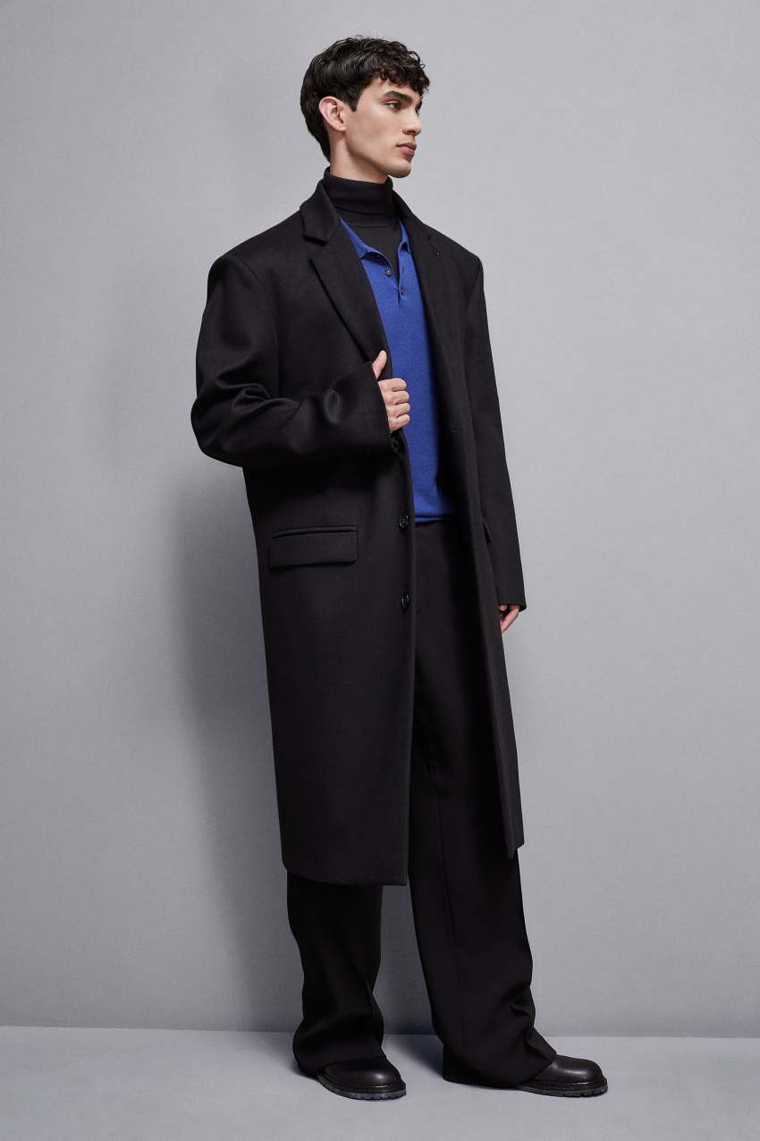 Pardessus noir outlet