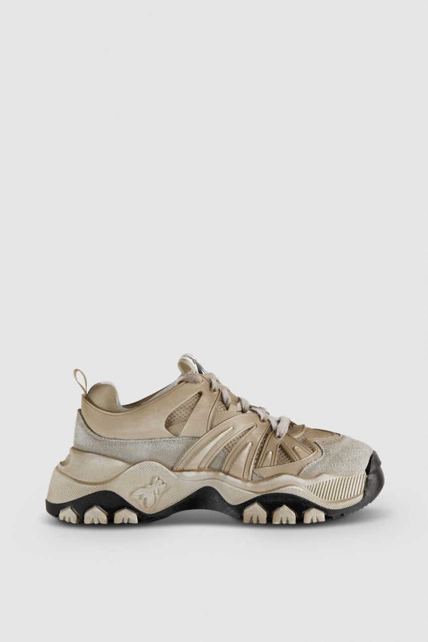 Leather running sneakers hotsell