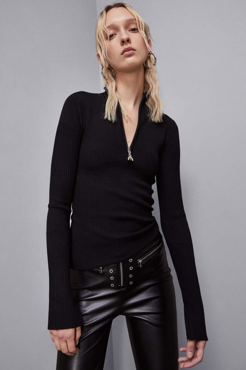 Turtleneck long sleeve sweaters online