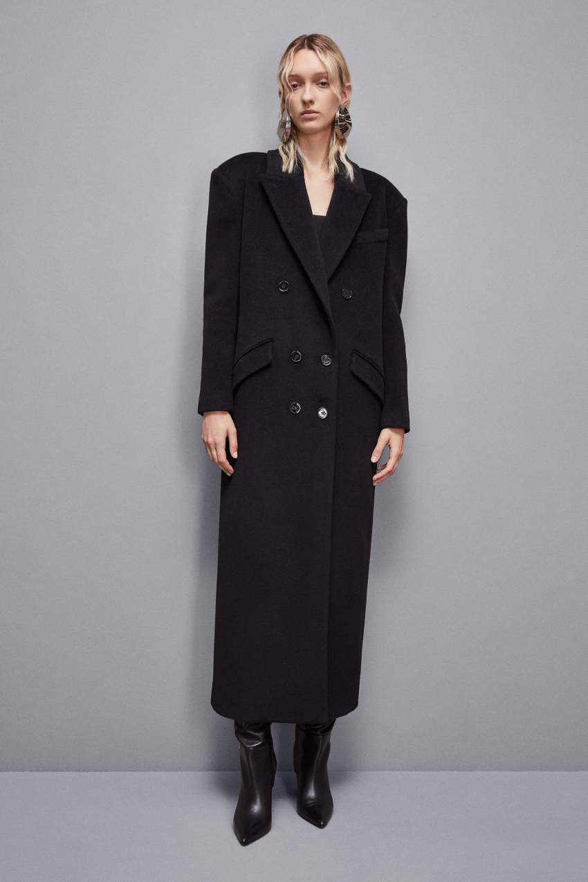 Double breasted cloth coat