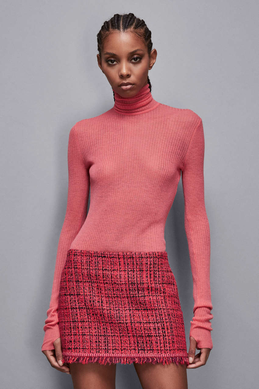 Slim fit wool sweater cheap