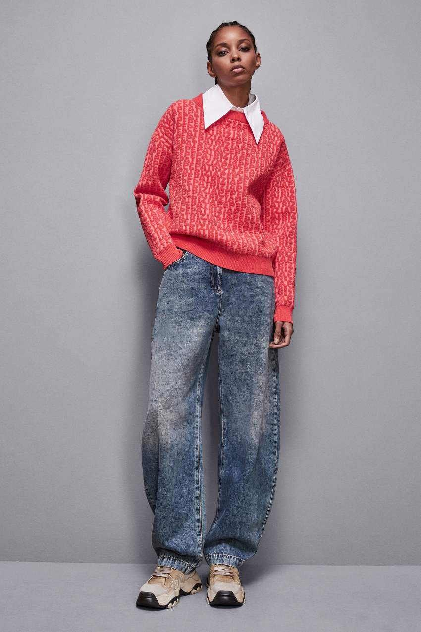 Soft polyester sweater hot sale