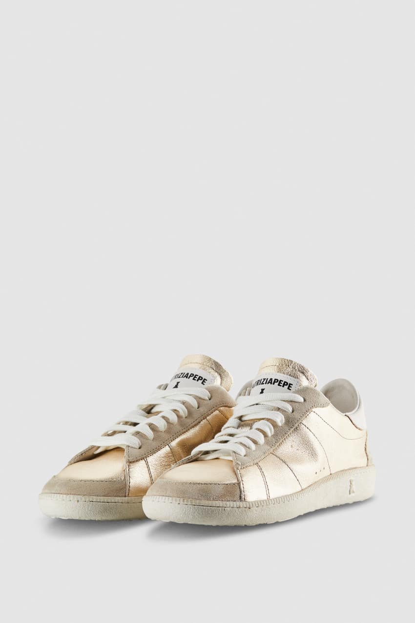 Patrizia pepe scarpe oro outlet