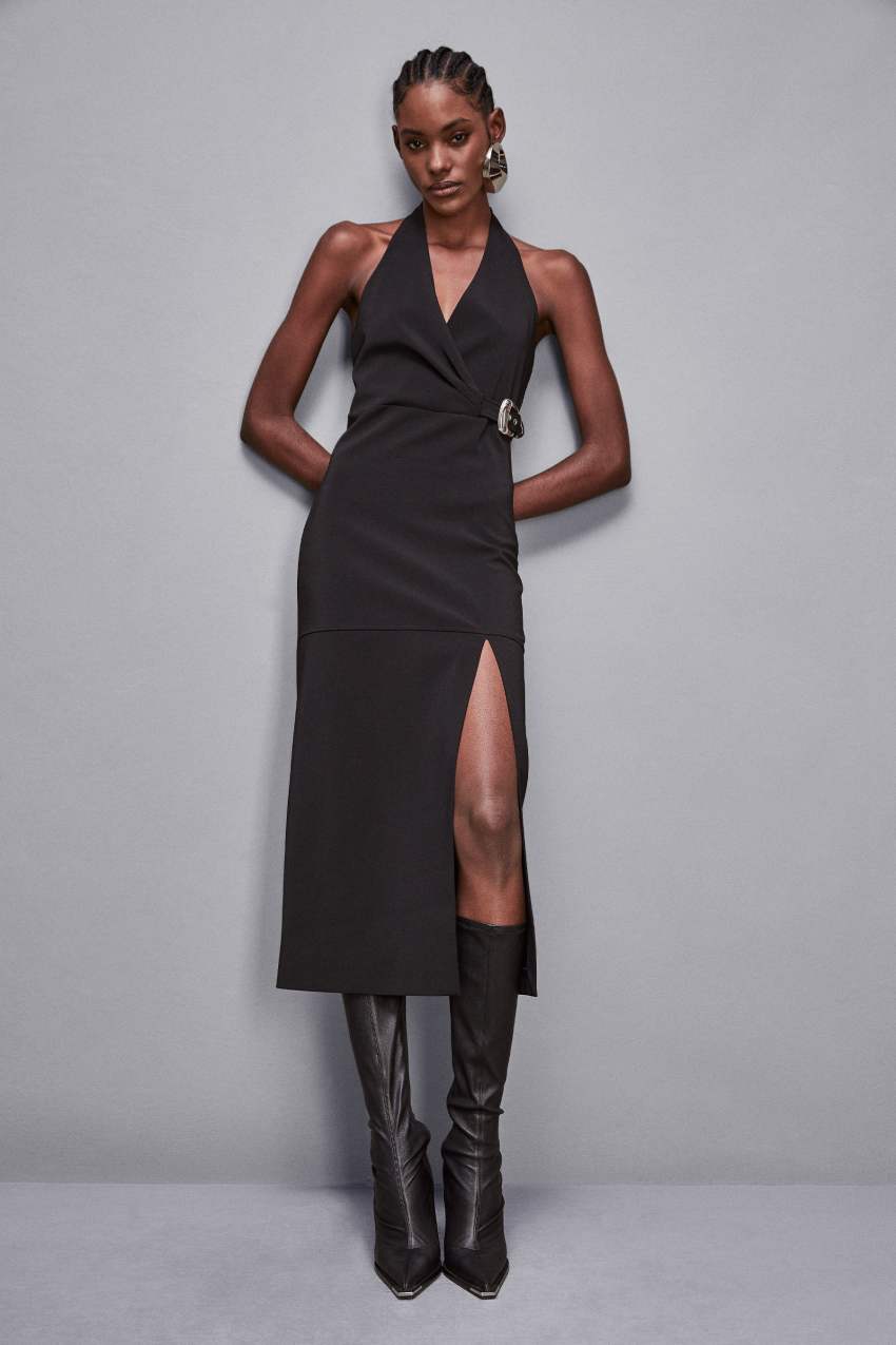 leinwande Belted ぬるい slip dress