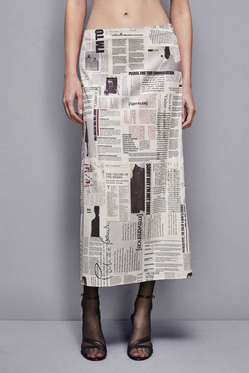 Gabrielle×AMERI 10TH HISTORY I LINESKIRT Gabrielle×Ameri 10TH