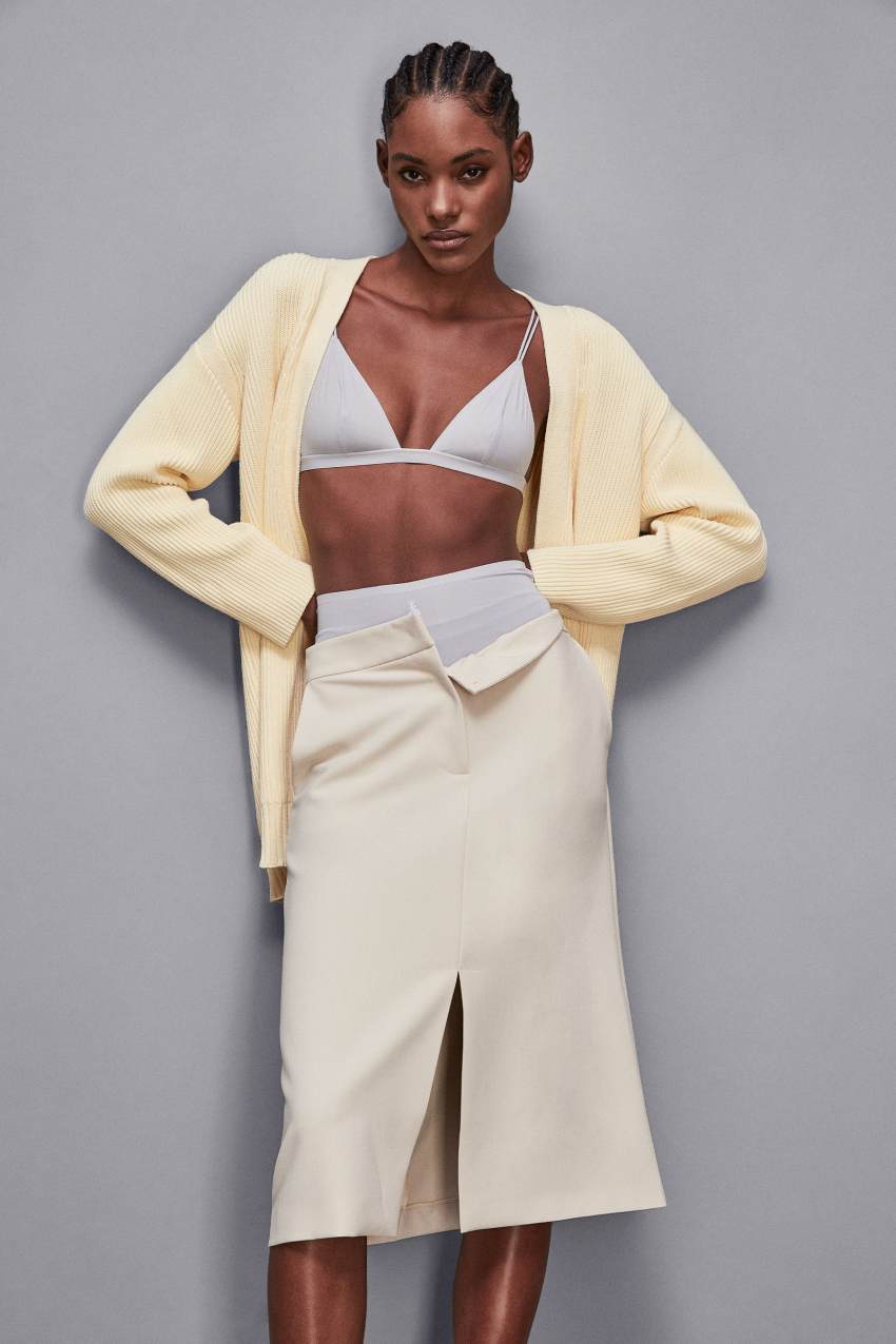 Jupe culotte taille haute top