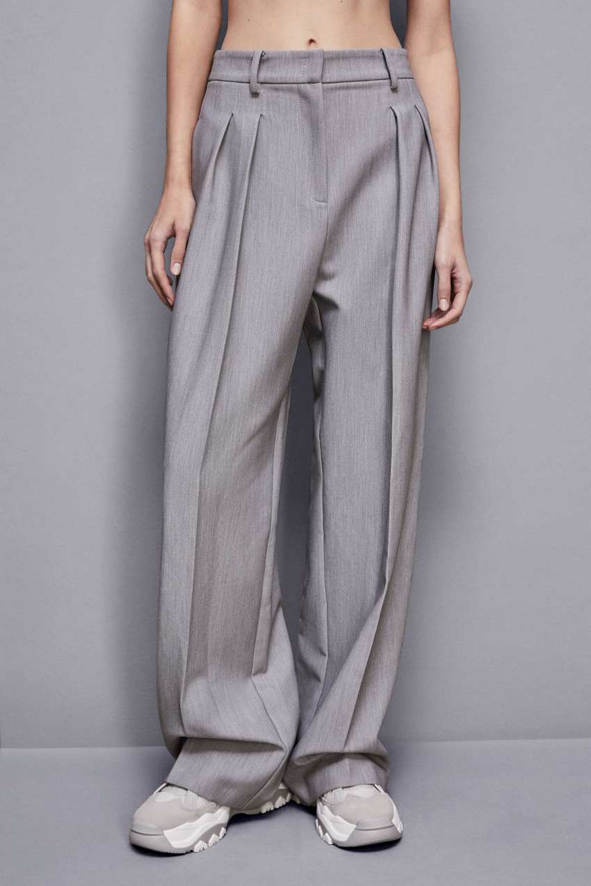 パンツ Peserico Pleated Wide-Leg Trousers With Hidden Front Closure 8P0669_A533_S215_2.jpg