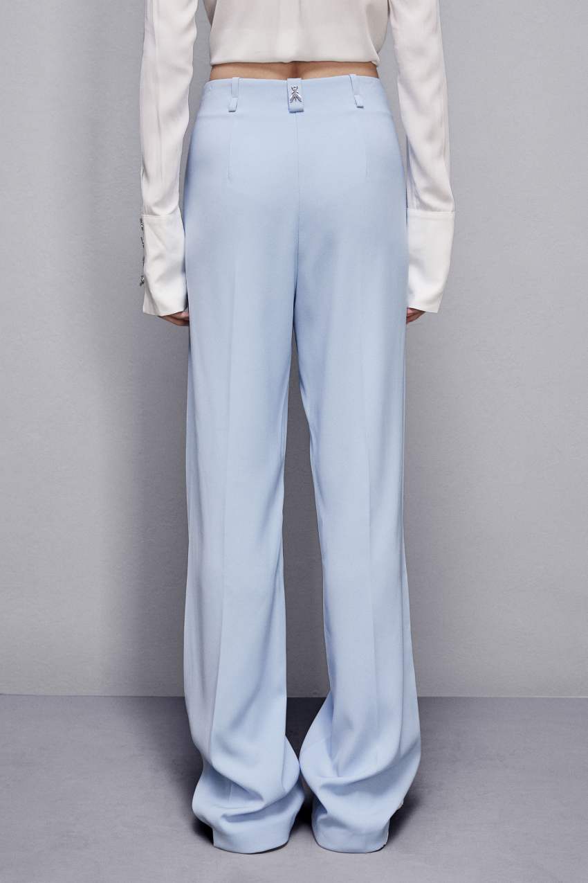 パンツ PATRIZIA PEPE ESSENTIAL PALAZZO PANTS WITH BELT ESSENTIAL