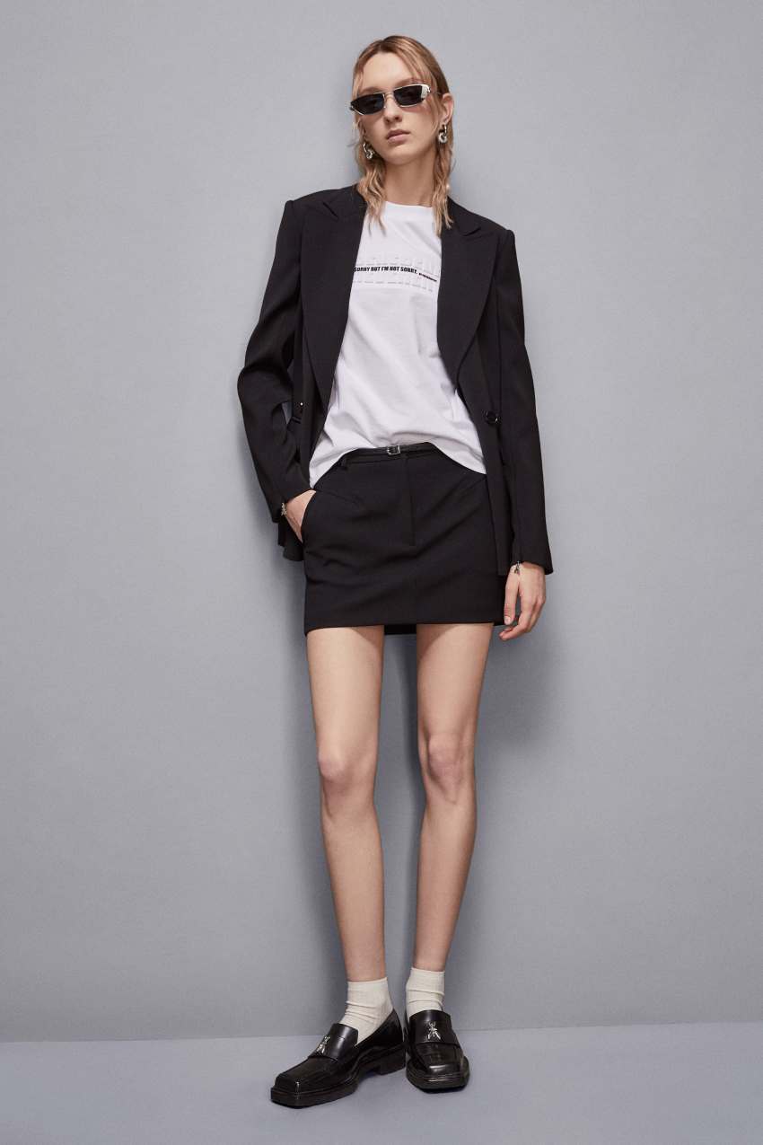 Gonna mini Essential con cintura