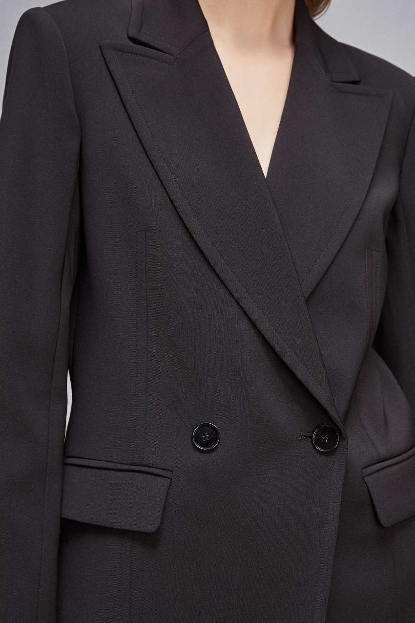 ジャケット・アウター herlipto Double Breasted Wool-Blend Coat 2025年最新】Herlipto レディース テーラードジャケットの人気