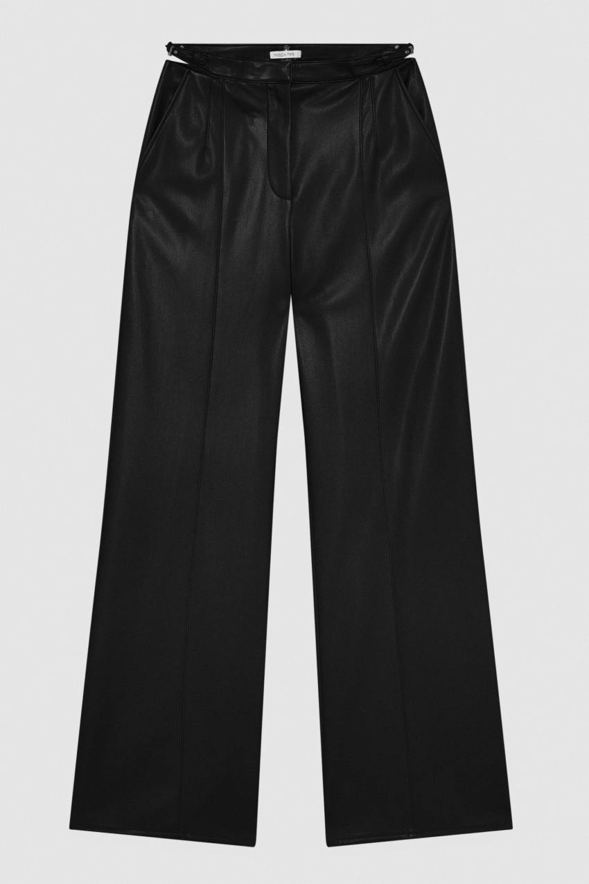 Palazzo pants with slash