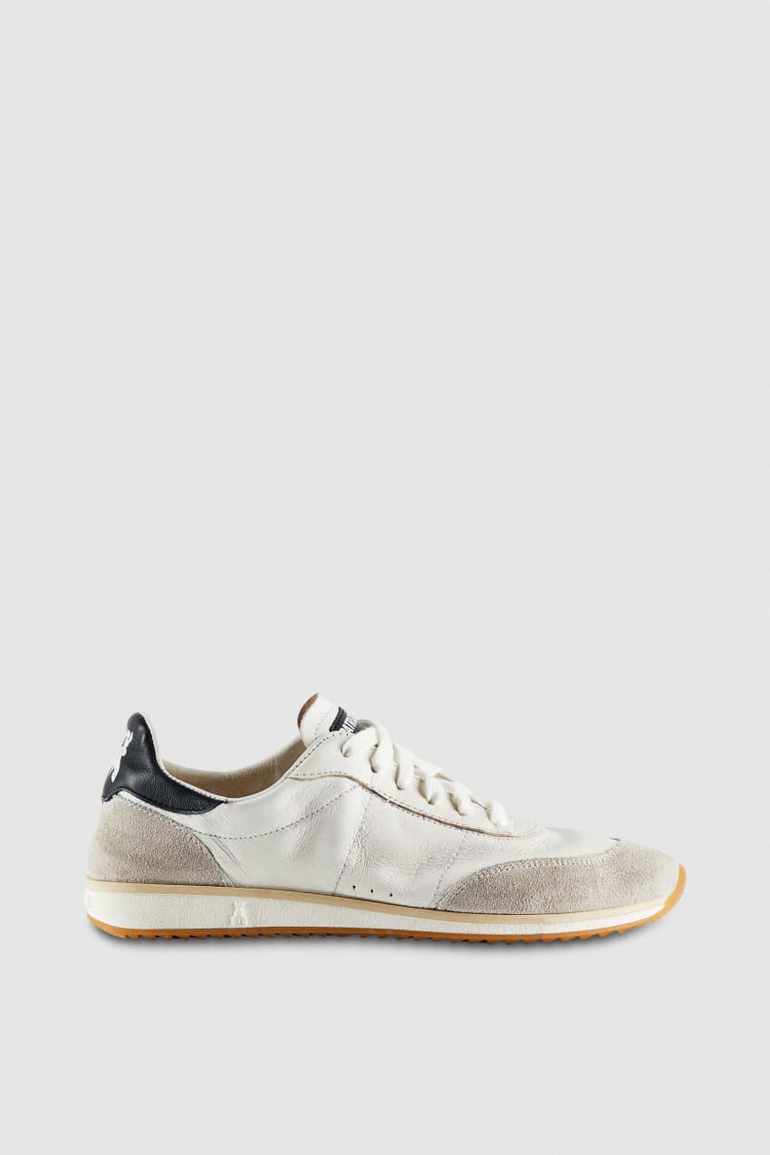 Running SKIN Sneakers in leather | White | Patrizia Pepe