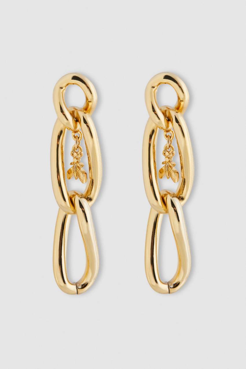 Orecchini New Chain in ottone