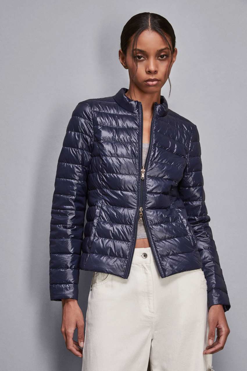 Jacket Piumino Patrizia Pepe 100 Grammi Piumino Reversibile In