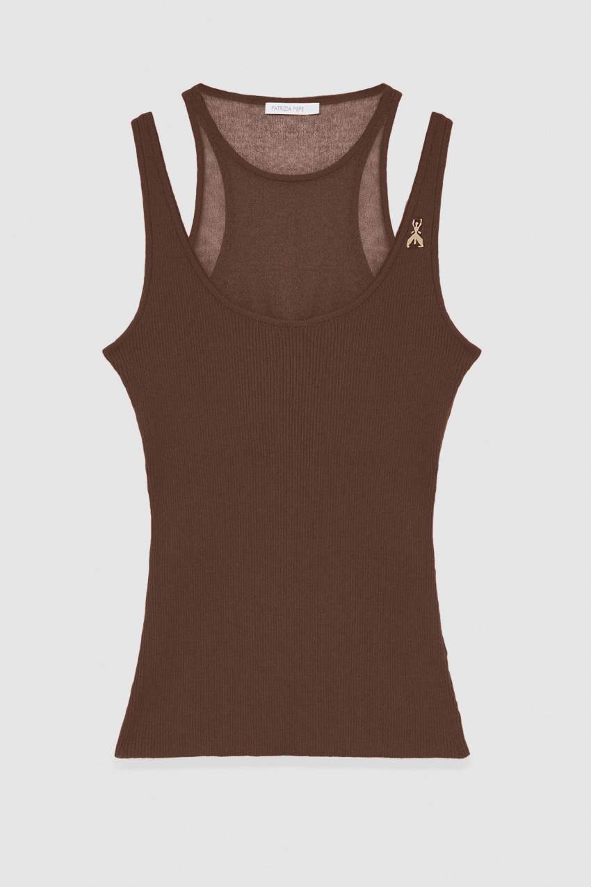 トップス LINEN SLUB TANK TOP teak brown Women's Plus No-Yank Scoopneck Tank | Duluth Trading Company