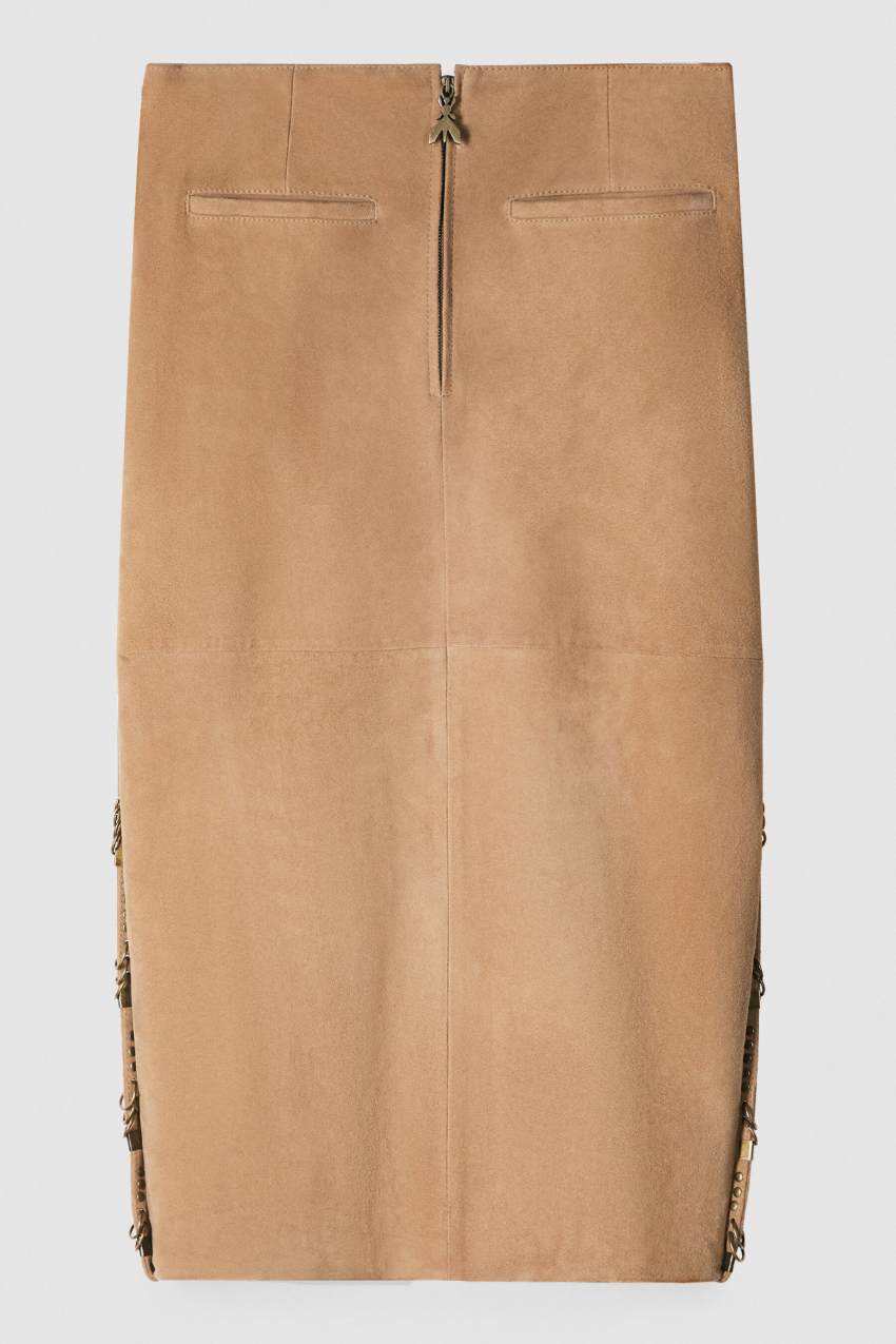 【新品】herlipto Belted Trimmed Midi Skirt Her lip to в X: „🏷Belted Trimmed Midi Skirt - beige