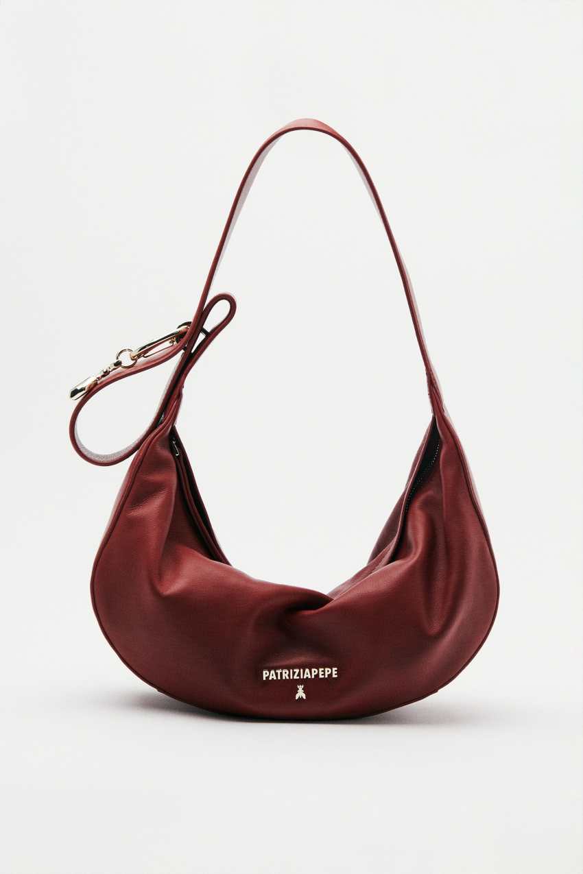 New Moon leather bag medium with shoulder strap