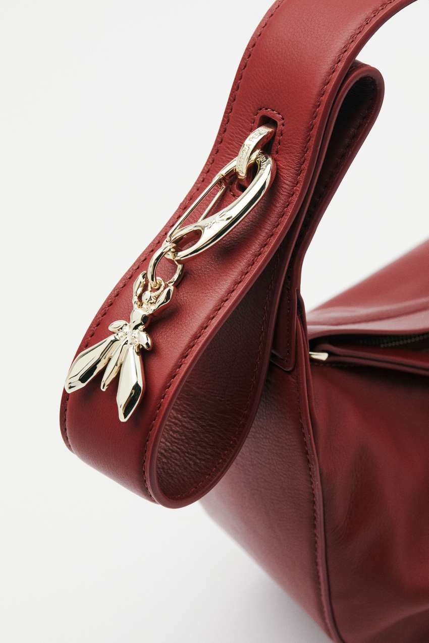 New Moon leather bag medium with shoulder strap
