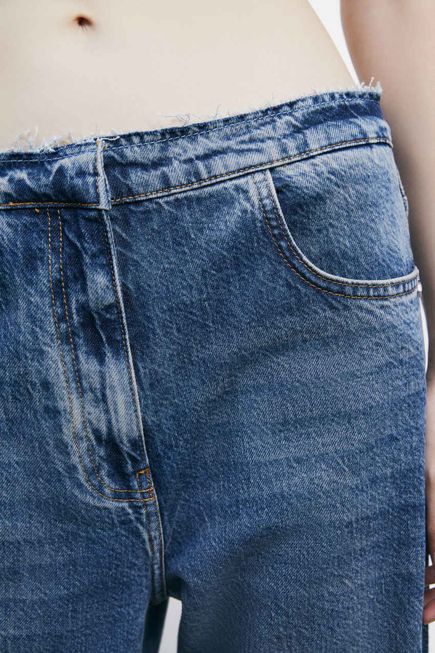 【BAON】Poenin Washing Cut Balloon Denim Pants Reservation product] 3D Cutting Balloon Denim Pants – MIKAGE