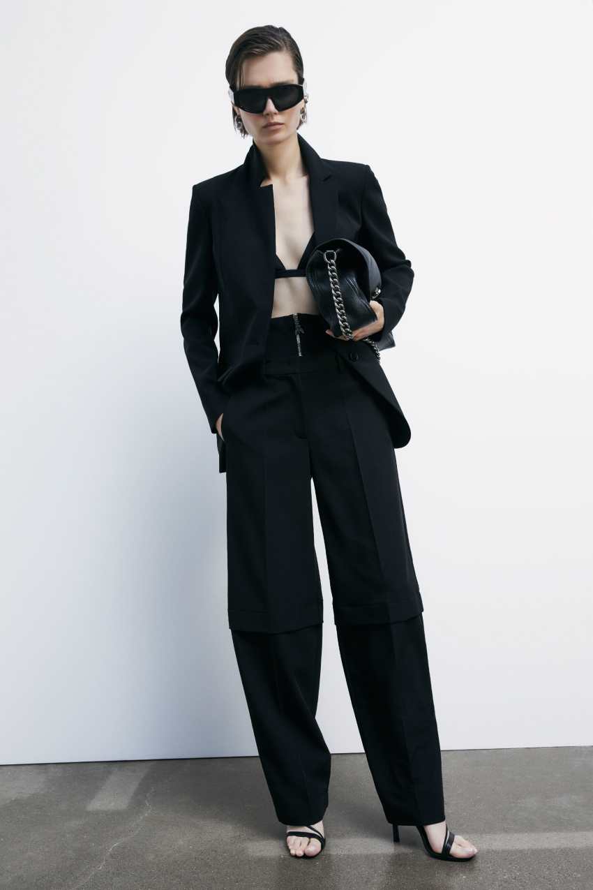 Pantaloni baggy con corsetto