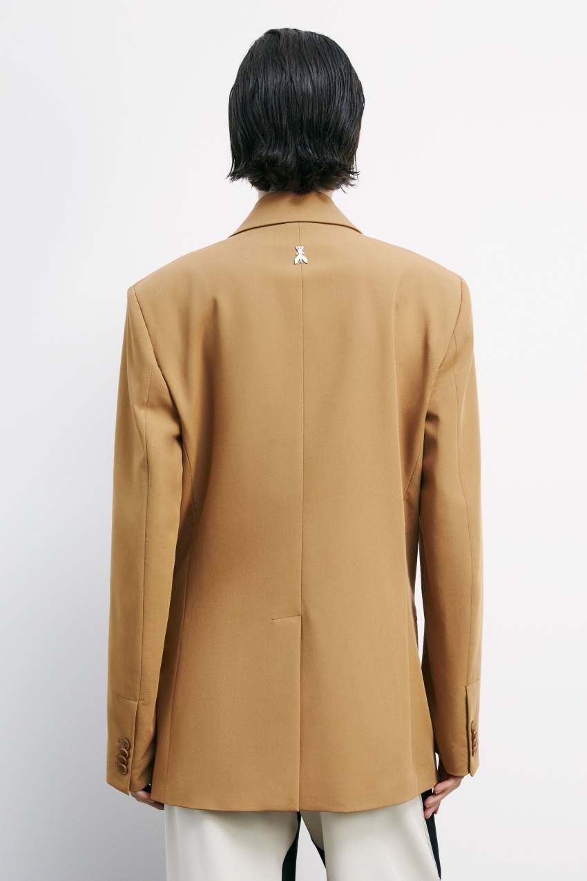 Veste Blazer Jones New York - Soie Jaune Taille 2 - Occasion Très Bon état
