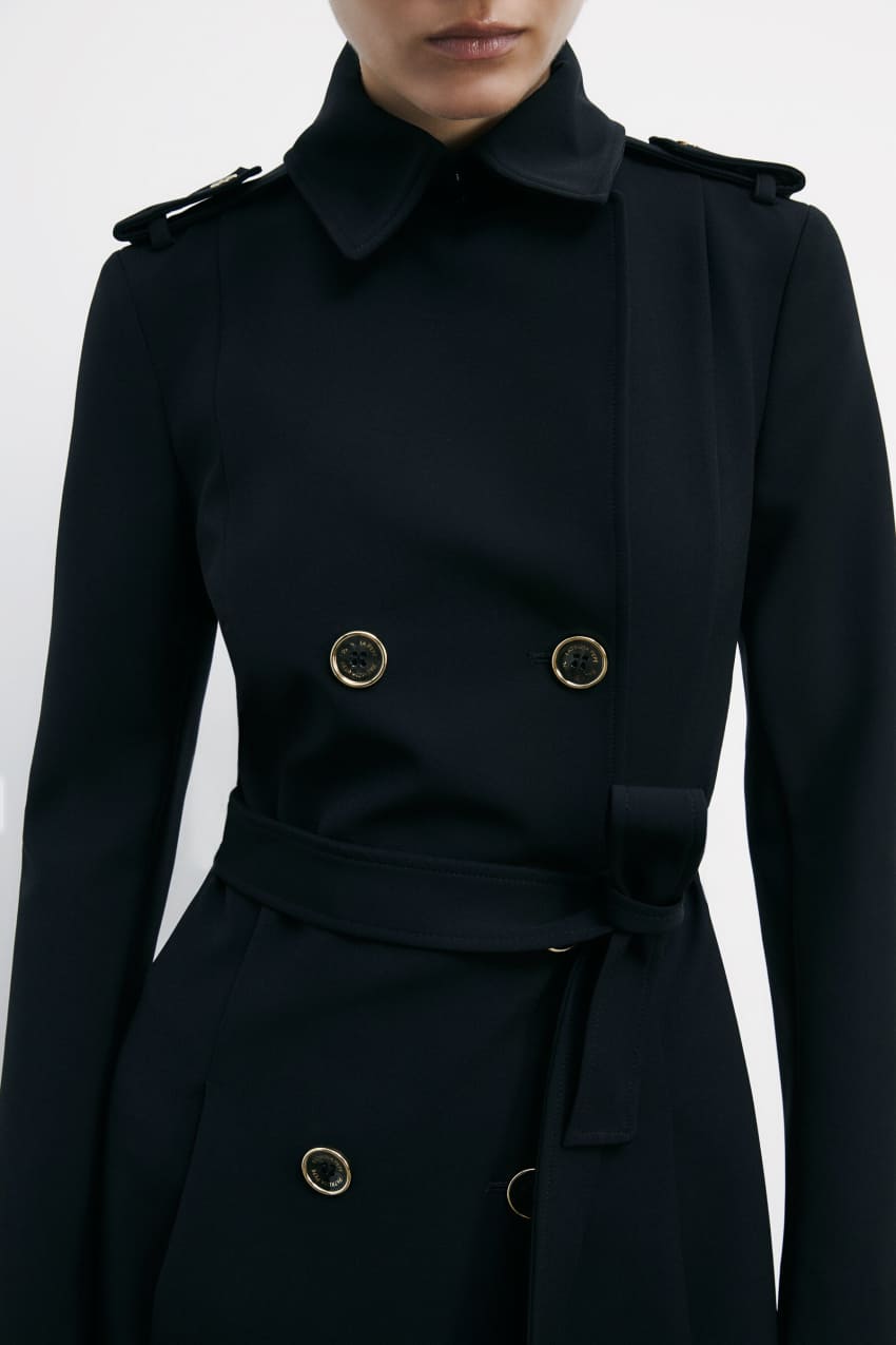 Black 2 button jacket | Patrizia Pepe