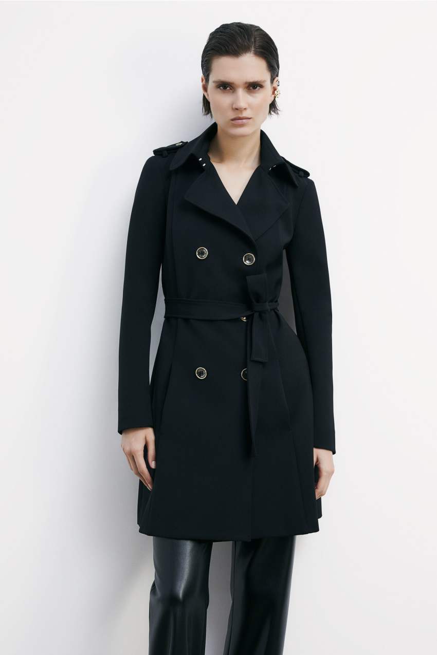 Black 2 button jacket | Patrizia Pepe