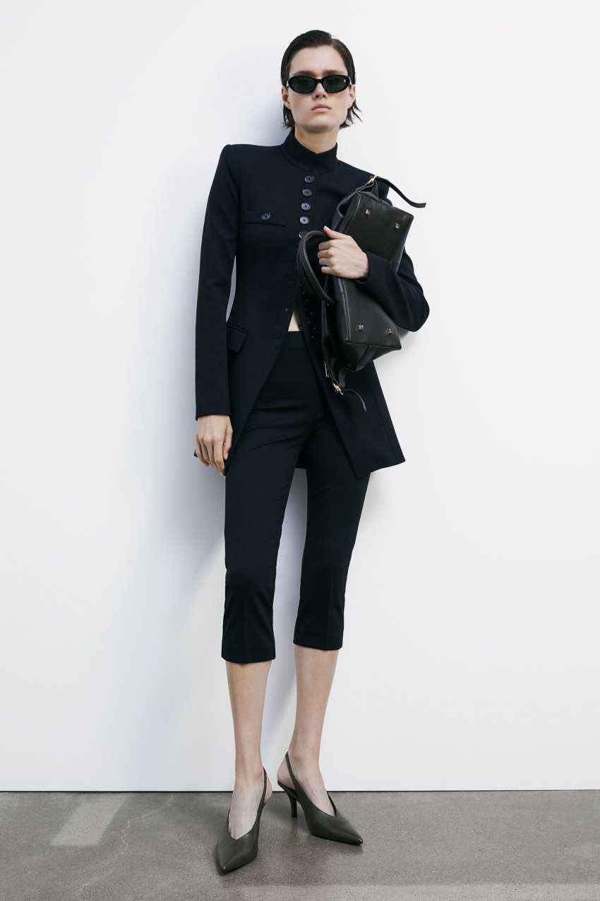 Pantaloni Capri stretch