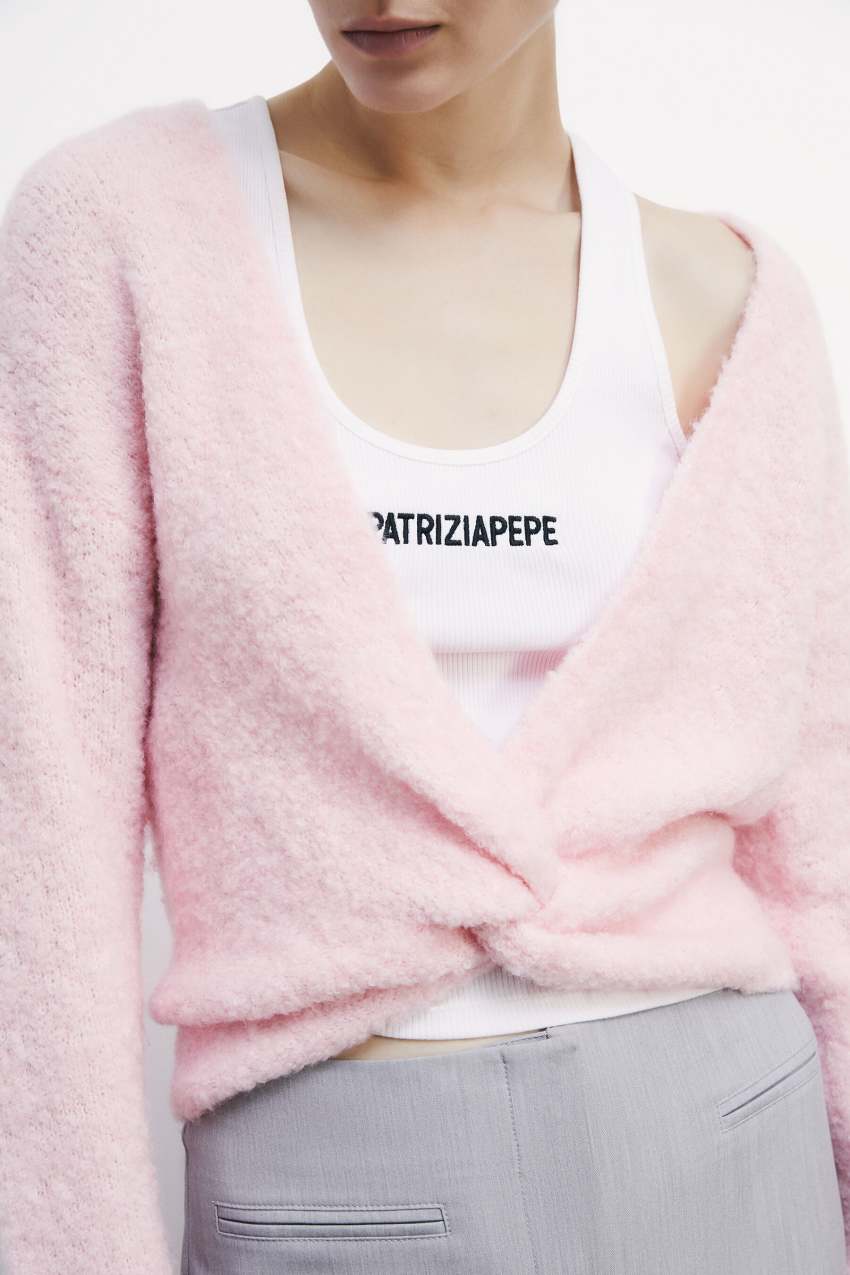 Maglia morbida con nodo